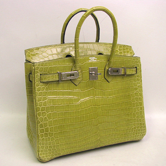 HERMES エルメス バーキン25 スーパーコピー クロコダイルポロサス アニス シルバー金具 05P01Sep13 Birkin 180